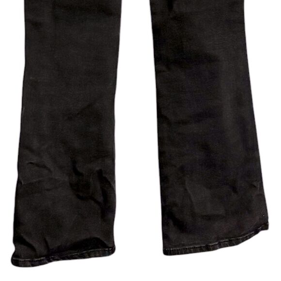 OLD NAVY | Big Girls Black Denim High Rise Stretch Flare Jeans Size 10 - Picture 7 of 9